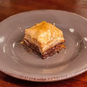 Imagen de un postre paklava baklava armenio